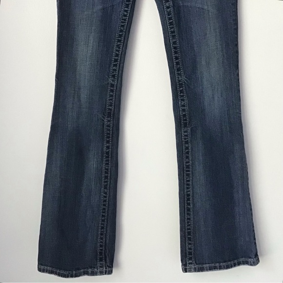 Miss Me Embellished Bootcut Jeans Size 27 Rhinestones Studs Medium Blue Denim - Picture 5 of 15